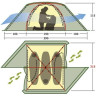 Палатка ALEXIKA RONDO 3 PLUS 9123.3901